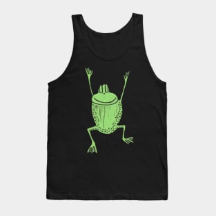 Frog, A Jumping green Frog! Tank Top